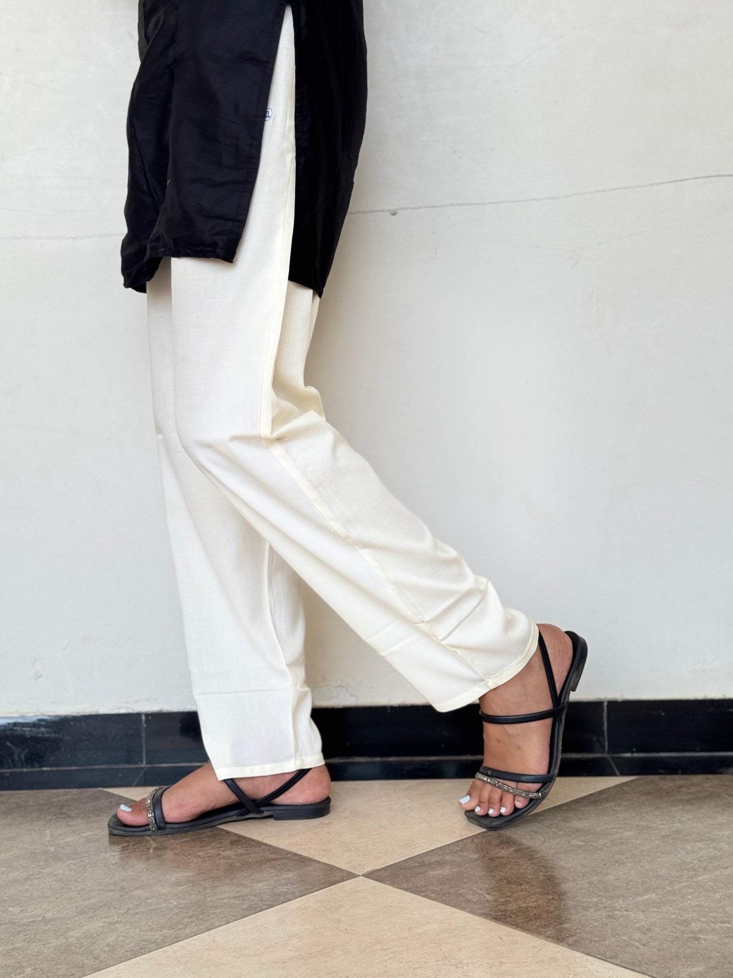 Cream White Straight Pants – Soft Neutrals, Endless Possibilities