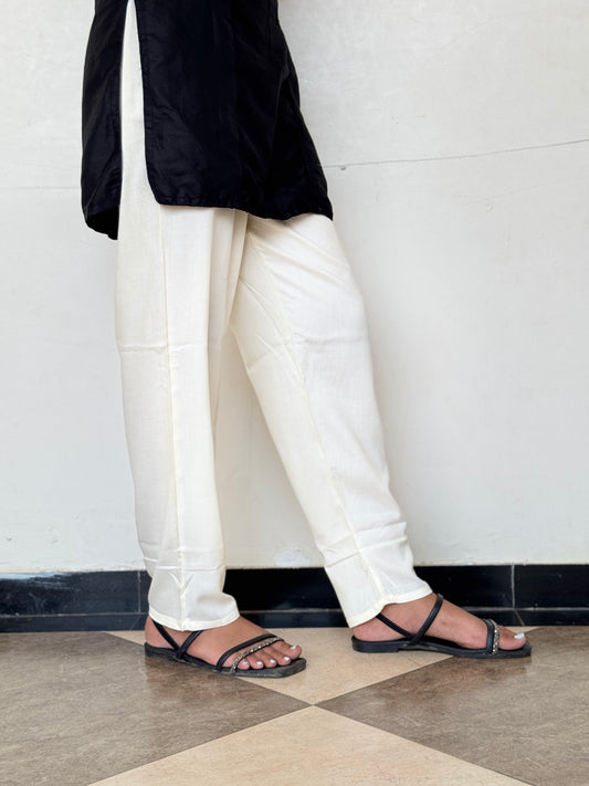 Cream White Straight Pants – Soft Neutrals, Endless Possibilities